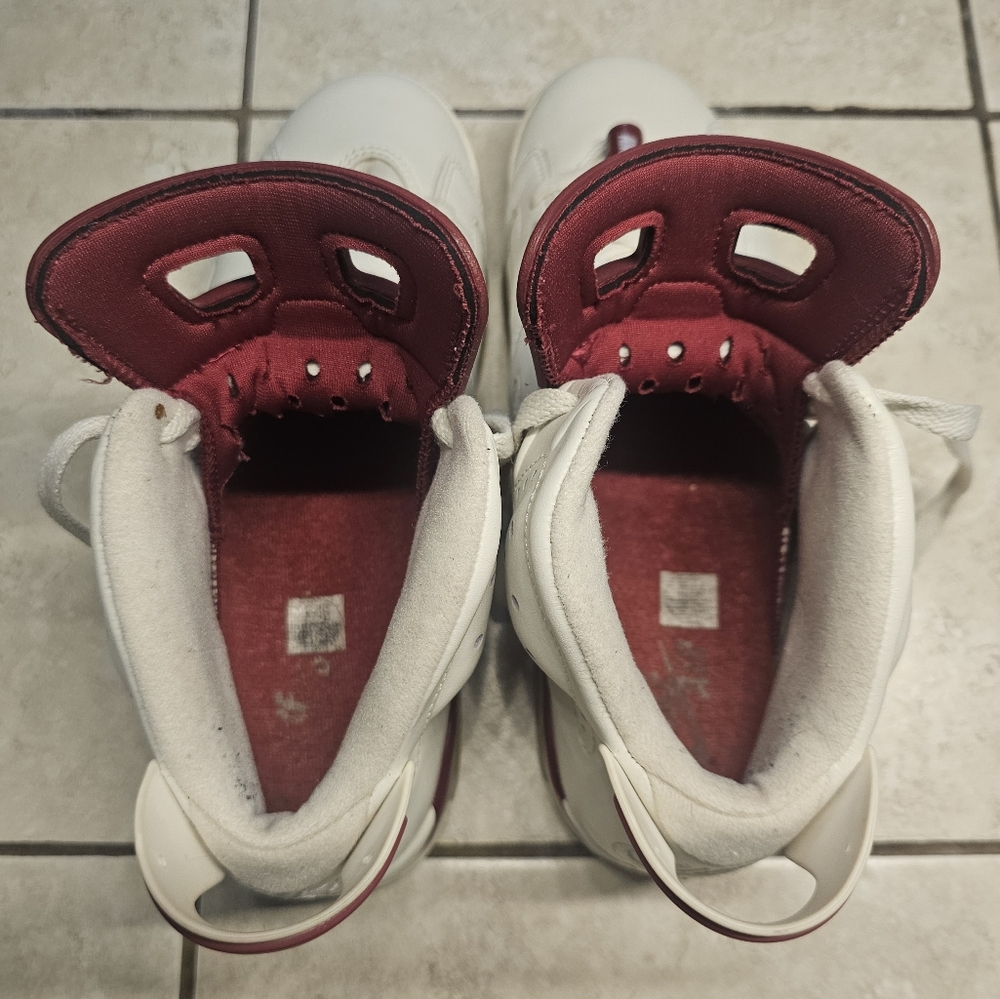 Air Jordan 6 Retro Maroon Nike 8 - Picture 8 of 10